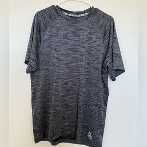 Reebok Men's Charcoal Short Sleeve Tee